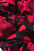 Hearts Red Pashmina Photo (1)