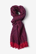 Red Baltimore Heathered Scarf Photo (0)