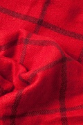 Red Cologne Gingham Scarf Photo (1)