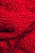 Red Kingston Knit Scarf Photo (1)
