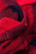 Red London Tartan Scarf Photo (1)