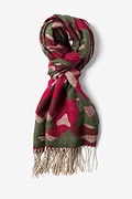 Red Montreal Camo Scarf Photo (0)