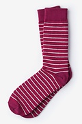 Beverly Hills Stripe Red Sock Photo (0)