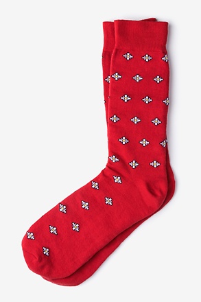 _Gardena Red Medium-Large Sock_