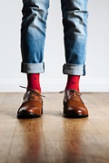 Music Note Red Sock Photo (1)