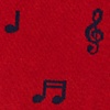 Music Note Red Sock