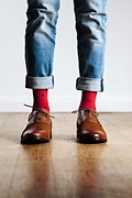 Music Note Red Sock Photo (1)