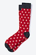 Pi Is Forever Red His & Hers Socks Photo (1)