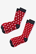 Pi Is Forever Red His & Hers Socks Photo (0)