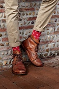 Pi Is Forever Red Medium-Large Sock Photo (1)