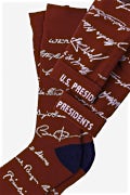 Presidential Signature Sock Red Sock Photo (1)