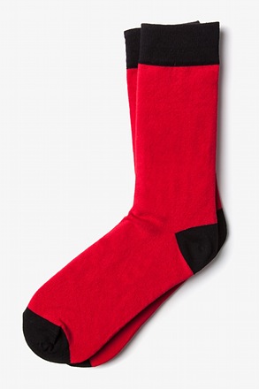 Red Irvine Sock