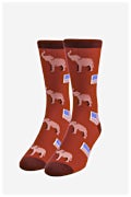 Republican Elephants Red Medium-Large Sock Photo (2)