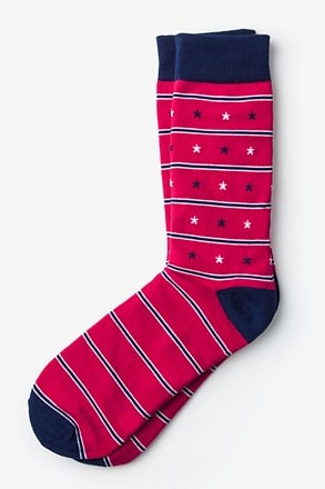 _Star Spangled Red Sock_