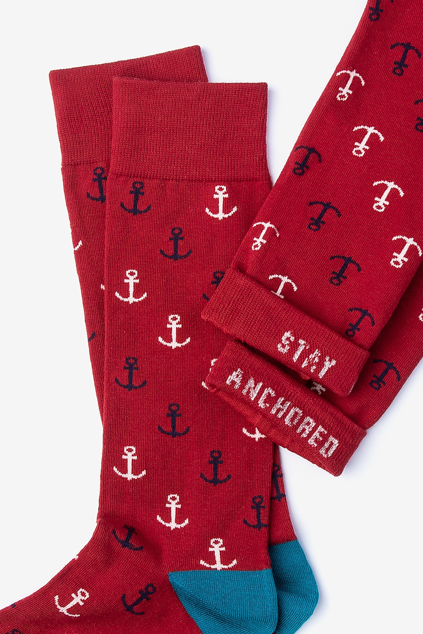 Anchor Red Sock Photo (2)