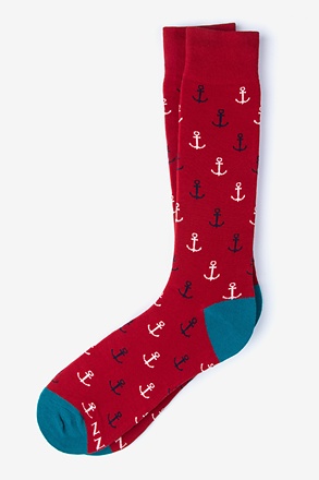 Anchor Red Sock