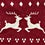 Red Carded Cotton Ugly Sweater Small-Medium Sock