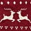 Red Carded Cotton Ugly Sweater Women's Sock