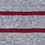 Red Carded Cotton Virtuoso Stripe Medium-Large Sock