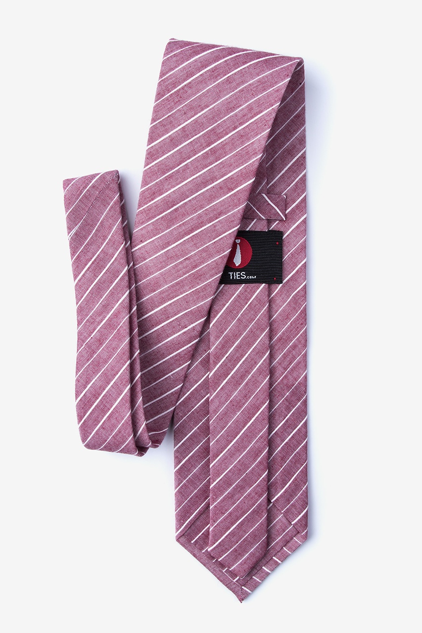 Ash Red Extra Long Tie Photo (1)
