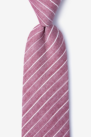 Ash Red Extra Long Tie