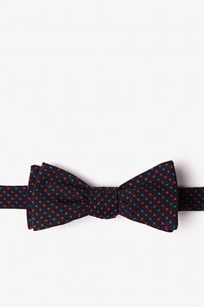 Ashland Red Skinny Bow Tie