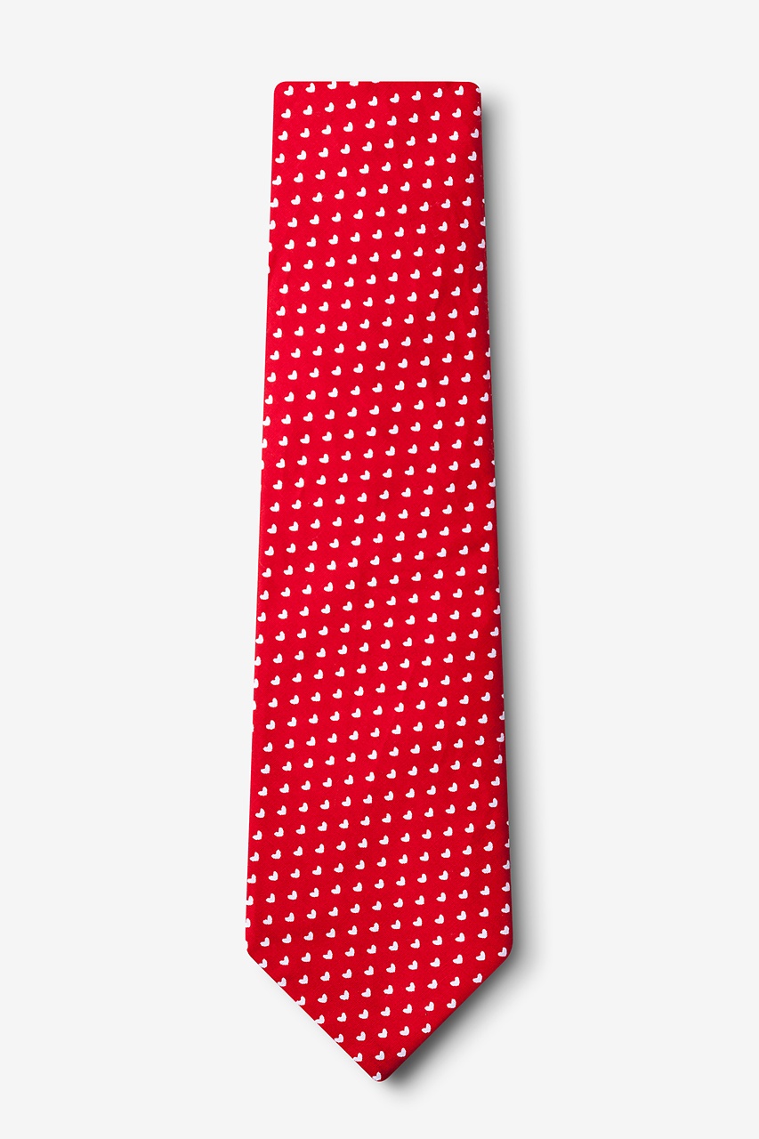Bandon Red Extra Long Tie Photo (1)