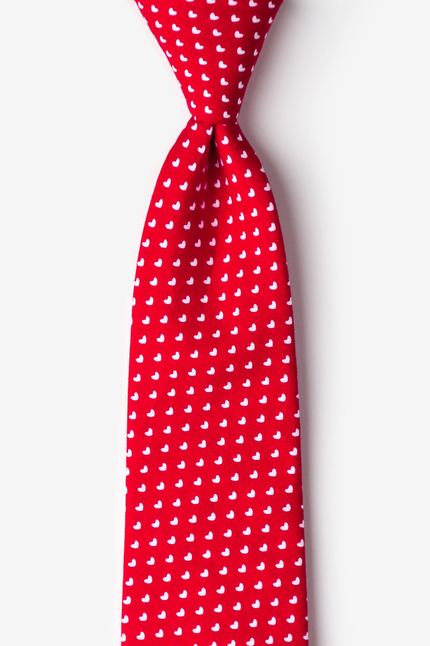 Bandon Red Extra Long Tie Photo (0)