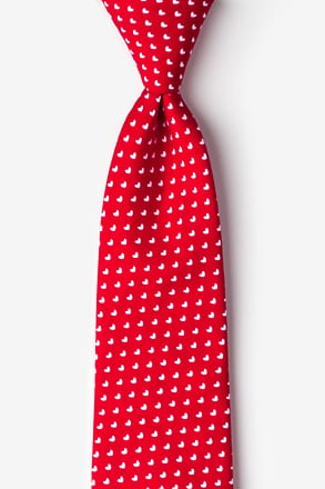 _Bandon Red Extra Long Tie_
