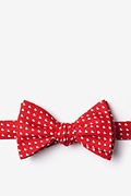 Bandon Red Self-Tie Bow Tie Photo (0)