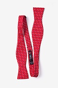 Bandon Red Skinny Bow Tie Photo (1)