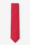 Bandon Red Skinny Tie Photo (1)