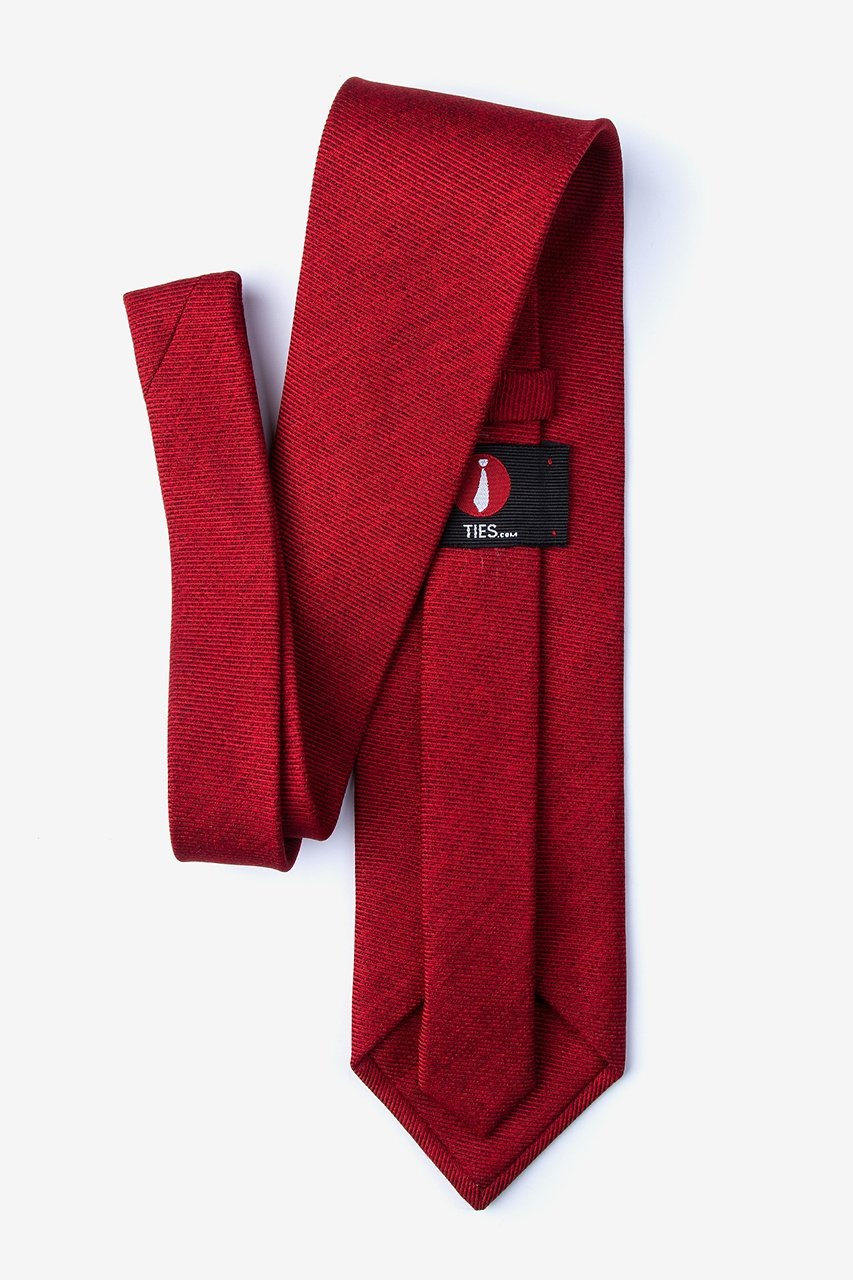 Beau Red Extra Long Tie Photo (1)