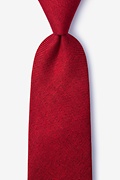 Beau Red Extra Long Tie Photo (0)