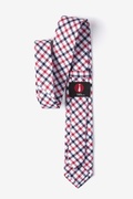 Benniton Red Skinny Tie Photo (1)