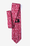 Blaze Red Extra Long Tie Photo (1)