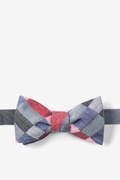 Brynn Check Red Self-Tie Bow Tie Photo (0)