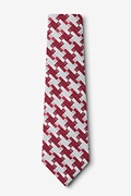 Buckeye Thick Red Extra Long Tie Photo (1)
