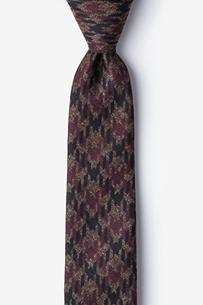 _Chandler Red Skinny Tie_