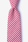 Chardon Red Extra Long Tie Photo (0)