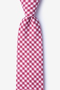 Clayton Red Extra Long Tie Photo (0)