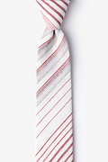 Connery Red Skinny Tie Photo (0)