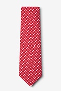 descanso Red Extra Long Tie Photo (1)