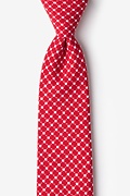 descanso Red Extra Long Tie Photo (0)