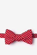 Descanso Red Self-Tie Bow Tie Photo (0)