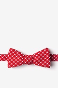 Descanso Red Skinny Bow Tie Photo (0)