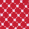 Red Cotton Descanso Skinny Tie
