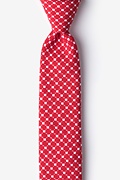 Descanso Red Skinny Tie Photo (0)