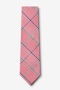 Douglas Red Extra Long Tie Photo (1)