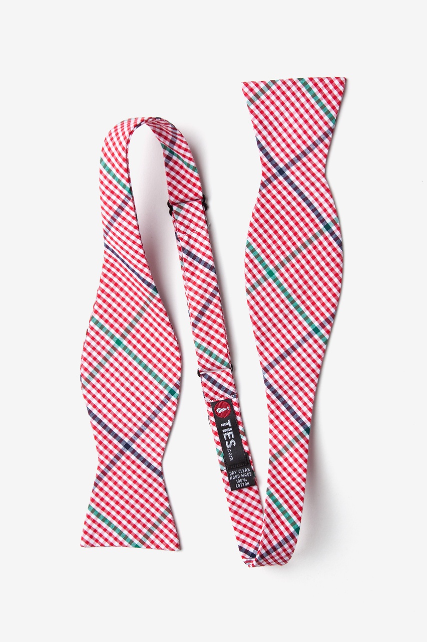 Douglas Red Self-Tie Bow Tie Photo (1)